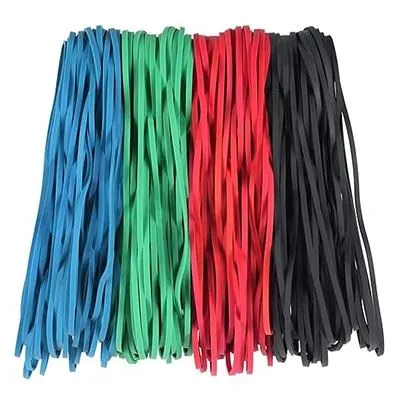 Large eco-friendly colored rubber bands