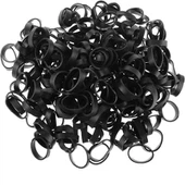 أشرطة مطاطية سوداء سميكة صغيرة